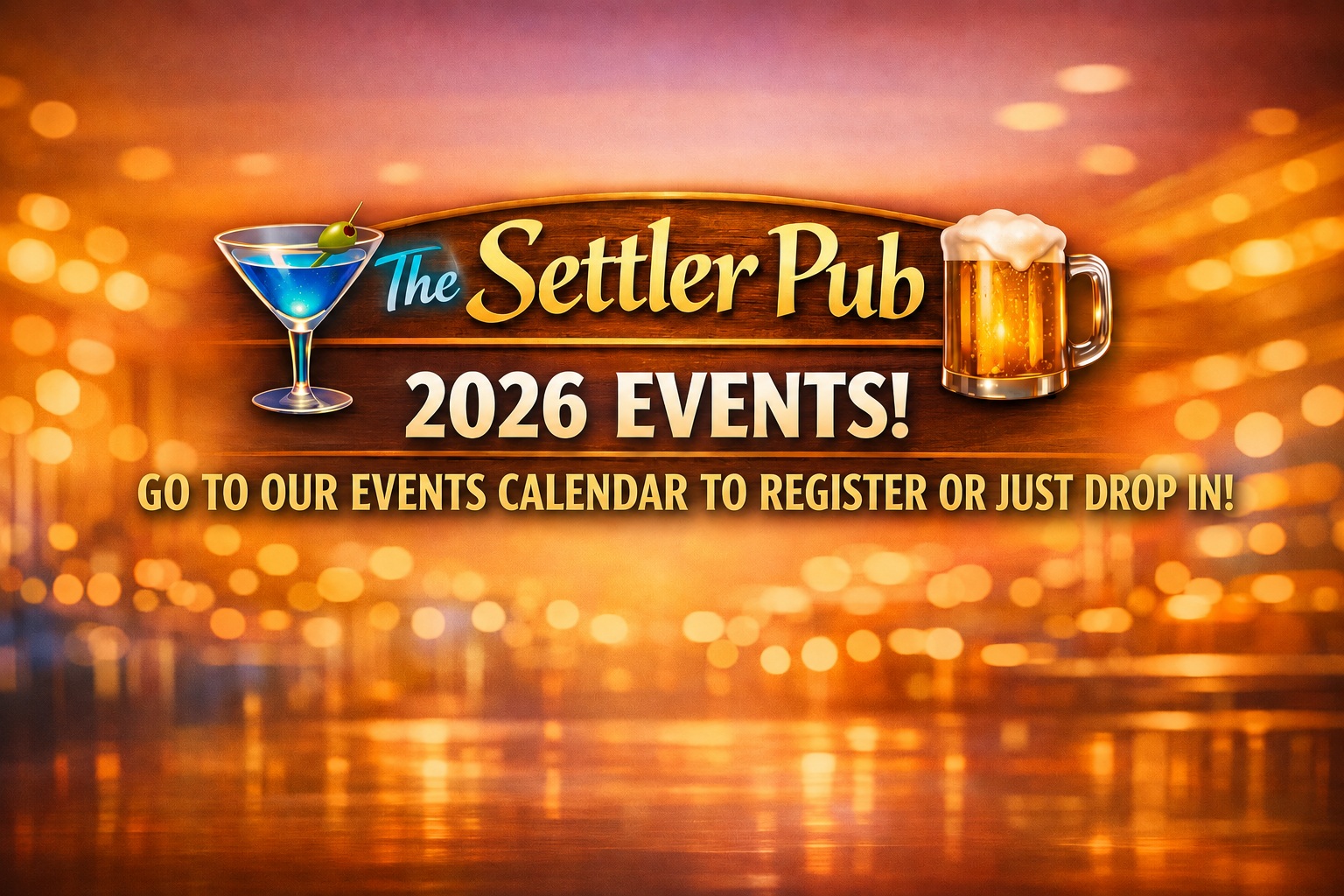 The Settler Pub Events 2026