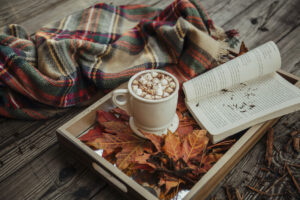 Hot chocolate in the autumn
