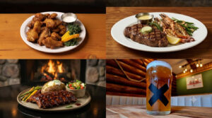 various autumn food dishes