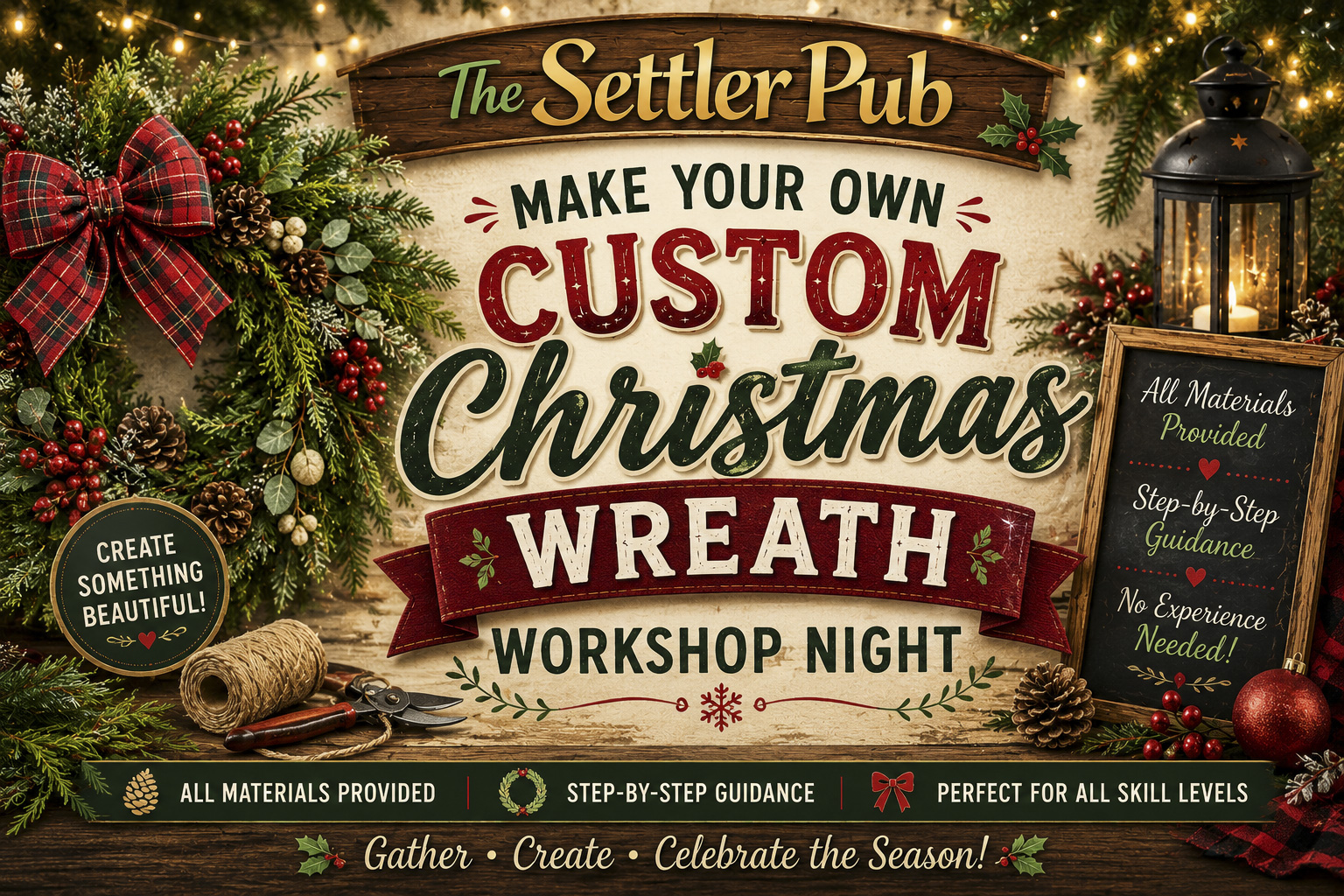 Make a Custom Wreath workshop