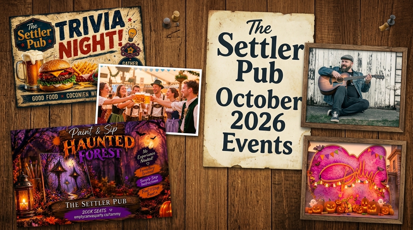 The Settler Pub October 2026 Events